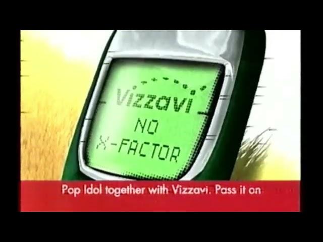 More of Vizzavi's Pop Idol sponsorships (2001-2002, UK)