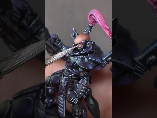 How to paint eyes on miniatures #warhammer40k #wh40k #warhammer #miniaturepainting #scalemodel