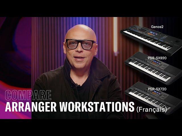 Compare Yamaha Arranger Workstations (Français)