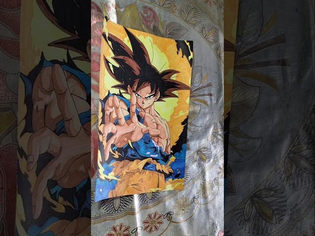 goku drawing I am participating in bankai art competition #drawing #goku