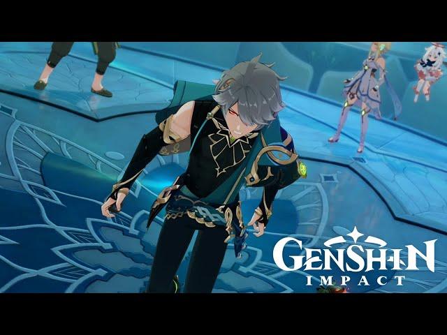 Alhaitham Full Battle CUTSCENE | Genshin Impact 3.2