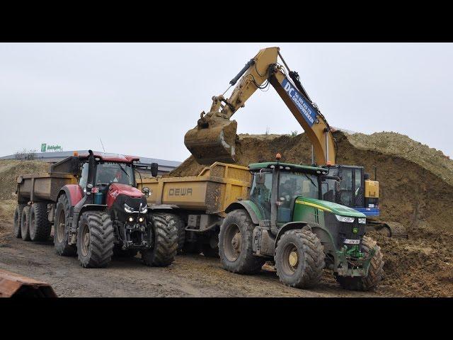 Grondverzet met John Deere - Case IH - Fendt - New Holland - Volvo - CAT - DEWA - Dezeure - Joskin