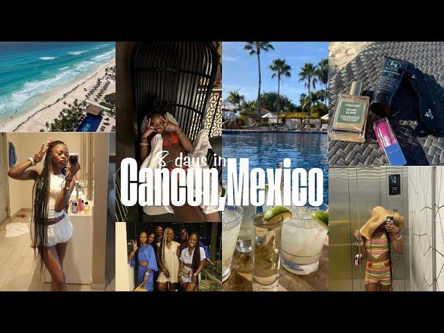 TRAVEL VLOG: CANCUN,MEXICO | night life, partying, dinner, shows, shopping, beach &more!