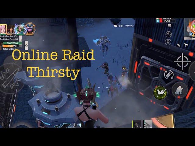 Online raid on Thristy and raid defense | #lastislandofsurvivalunknown15days