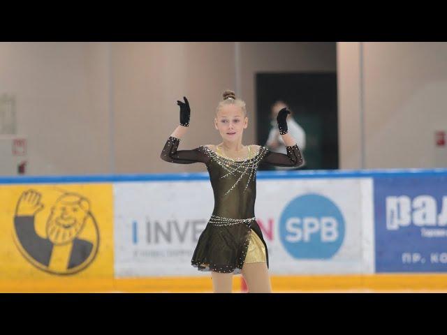 Анастасия Степанова 10 лет ️ Anastasia Stepanova 10 y.o. SP #невскийлед #figureskating