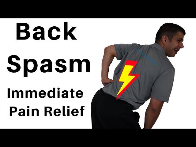 Back spasms pain relief