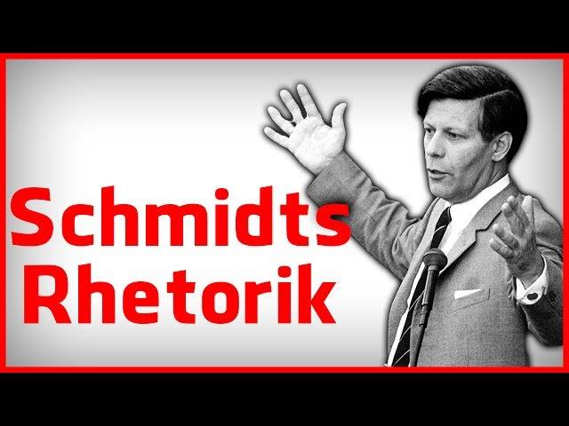 Die Rhetorik des Helmut Schmidt - Best of deutscher Redekunst