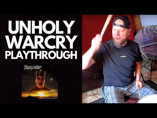 Unholy Warcry Drum Playthrough: Alex Holzwarth!