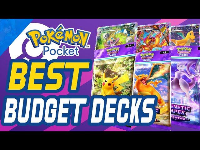 Best BUDGET DECKS for Pokemon Pocket - Start Battling ASAP!