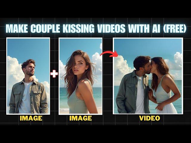 Create a Romantic AI Couple Kissing Video from Separate Images | Haiper AI 2.0 | 2024 | Tamil