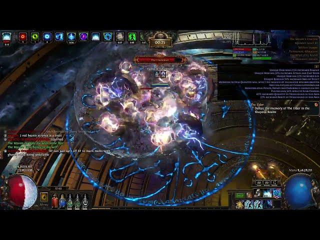 (3.25) Ball Lightning of Orbiting Archmage Hierophant VS Maven's Invitation: The Twisted