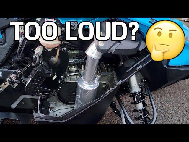 LOUDEST EXHAUST CAN?! Ski-Doo 850 E-TEC Lightweight Exhaust Can