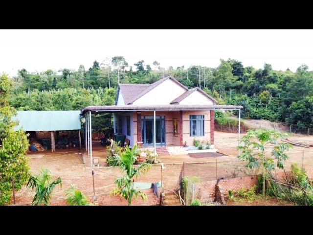 3 ha + Nhà Thái xây 1,3 tỷ + cà phê tiêu thu 10 tấn, 150 sầu riêng thái , nguồn thu khủng giá mềm