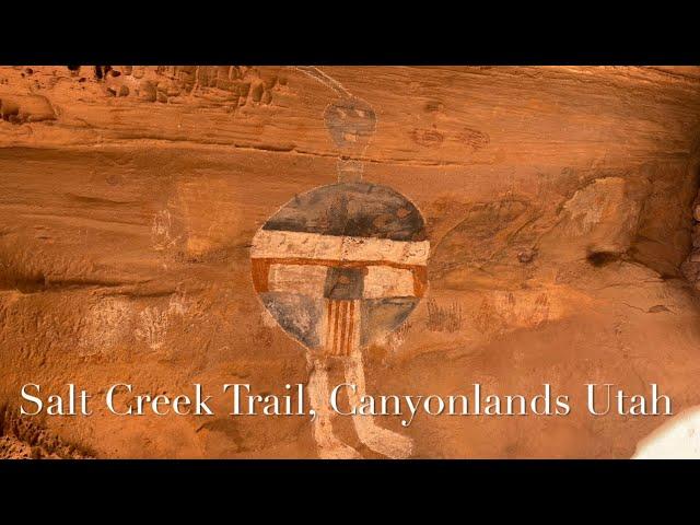 Salt Creek Trail, Canyonlands Utah, Pictographs, Indian ruins and amazing arches!