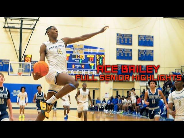 Ace Bailey THE BEST HS PLAYER I’VE FILMED SINCE JALEN GREEN I STG.. FULL SENIOR YEAR HIGHLIGHTS