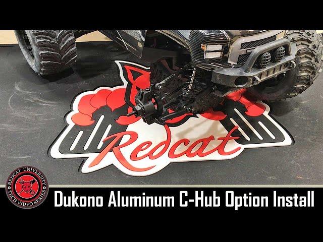 Redcat University - How To - Redcat Racing Dukono Aluminum C-Hub Option Part Install
