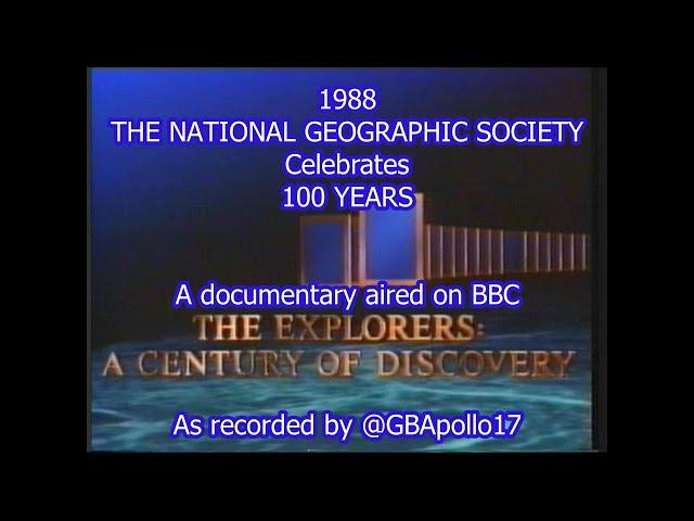 NATIONAL GEOGRAPHIC SOCIETY 100 YEARS