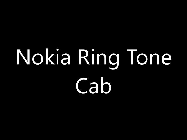 Nokia ringtone - Cab