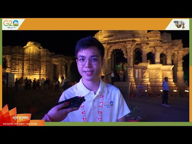 Mr. Brian Tham from Singapore shares his surreal experience at the Modhera Sun Temple ️