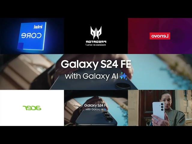 Samsung Galaxy S24 FE Indonesia TVC & Computer Logo has a Sparta Quest For Perfection Remix