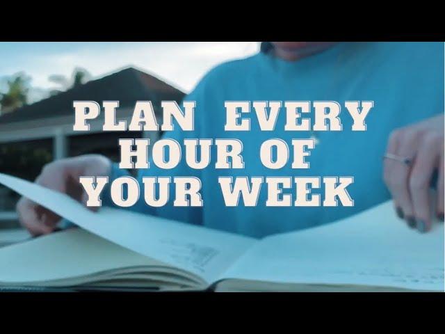 PLAN YOUR WEEK: get organized w me, to do lists, journaling, & scheduling my life into a planner