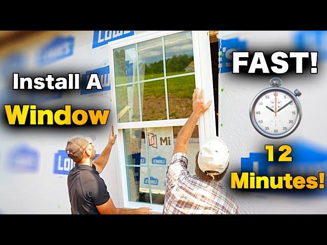 How To Install A Window In 12 Minutes! - Beginners Guide