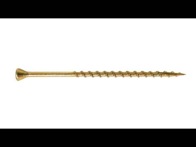 The Hillman Group 47863 10 Inch x 4 12 Inch Power Pro Outdoor Wood Screw wi