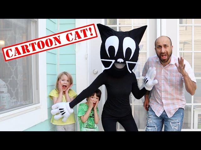 Cartoon Cat is BACK at My PB and J House!
