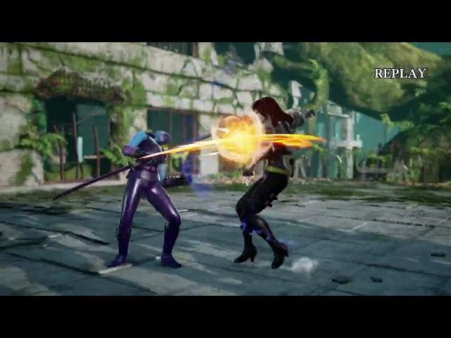 Marvel SoulCalibur Round 3 Nebula vs Black Widow