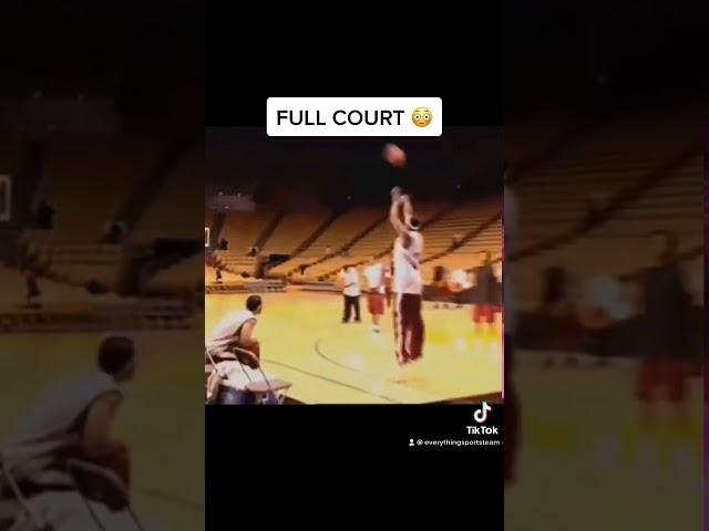 LeBron's Half Court / Full Court Shots #short