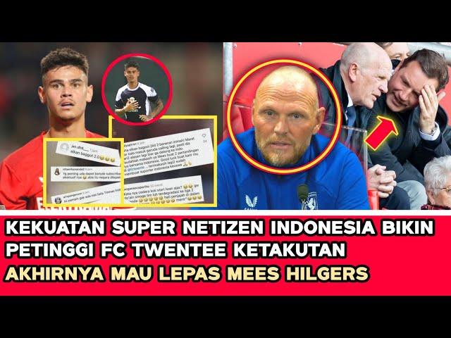  BERKAT NETIZEN AKHIRNYA MEES HILGERS DI LEPAS FC TWENTEE‼️ Akhirnya Mees hilger main vs Jepang?