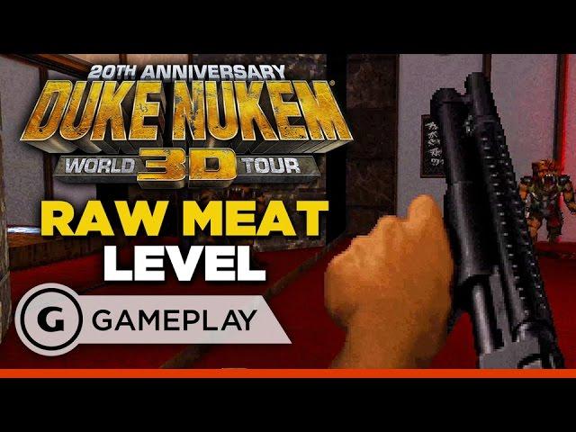 Duke Nukem 3D: 20th Anniversary - Raw Meat Gameplay