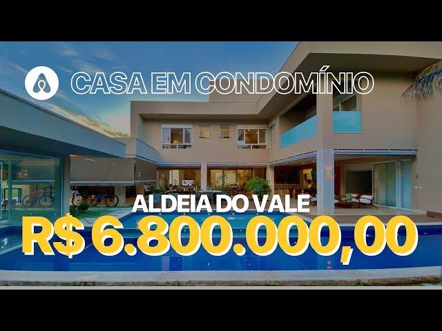 ️‍ MANSÃO APAIXONANTE NO DESEJADO ALDEIA DO VALE, 2127M² ASSINADOS POR PEDRO ERNESTO, GOIÂNIA/GO