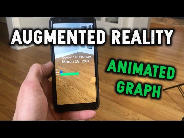 Augmented Reality Tutorial: Animated Coronavirus Graph