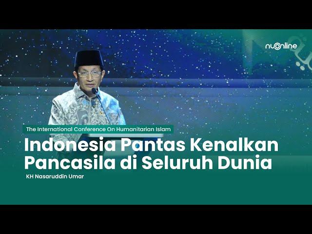 Adem! Sambutan Menag KH Nasaruddin Umar Soal Hubungan Erat Islam, Pancasila dan Dunia