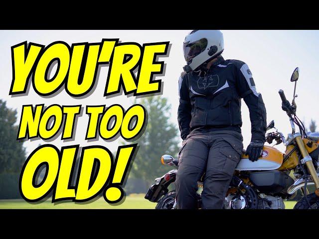 Are You Too Old To Start Riding A Motorcycle? - The Benefits - And Some Advice