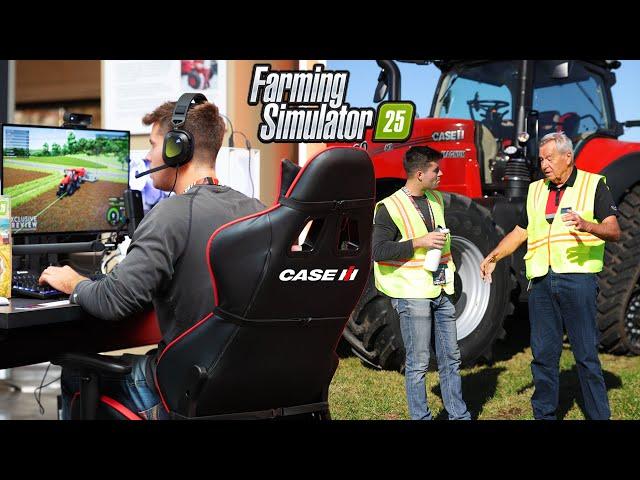 I PLAYED FARMING SIMULATOR 25 EARLY & DROVE NEW CASE IH TRACTORS!