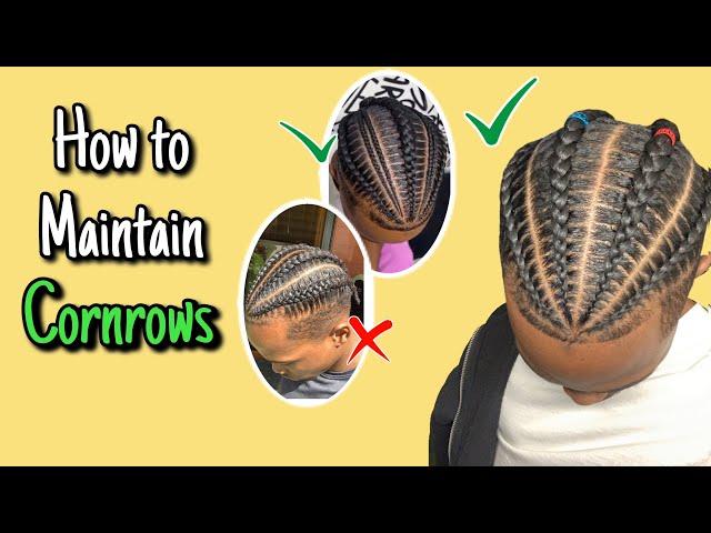 How to Keep Cornrows Looking Fresh For Men