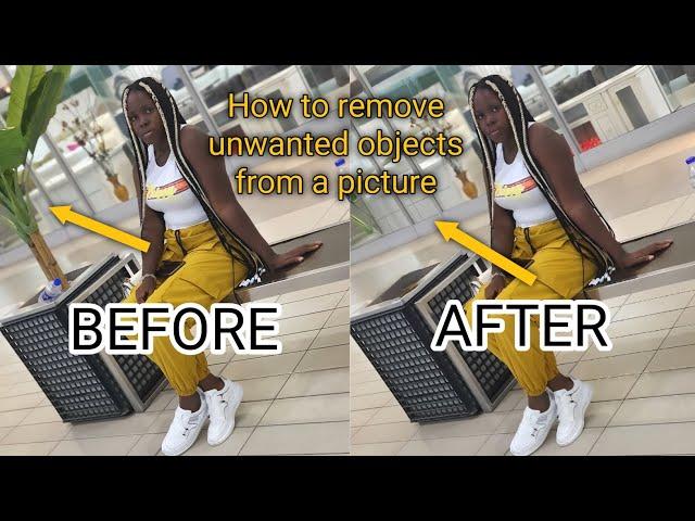 How to remove unwanted objects from a picture #how #howto #photoediting #photoeditingtutorial