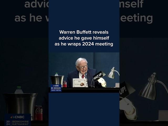 Warren Buffett reveals advice he gave himself as he wraps the 2024 meeting