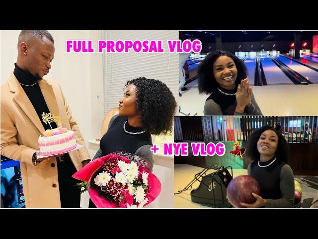 Full Proposal Vlog! [My Fiance’s POV]|Proposal planning | New Year’s Eve In London | Bowling