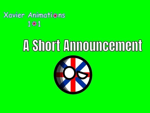 Xavier Animations 101: A short Announcement