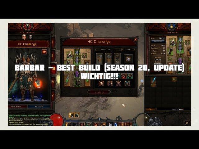 Diablo 3 - Season 20: Bester Build für den Barbar (Update!!!)