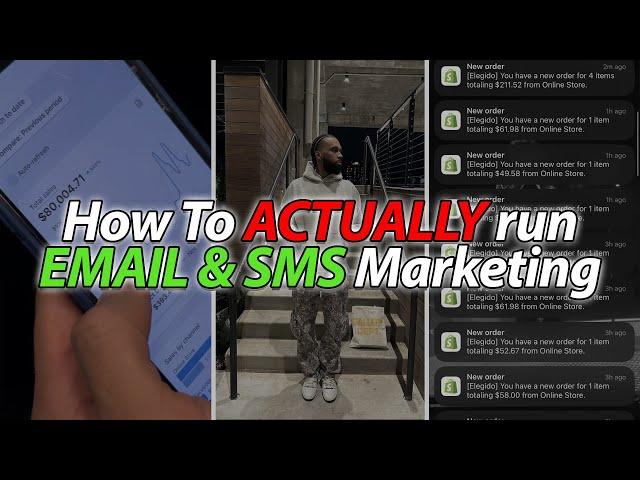 How to ACTUALLY run Email & SMS Marketing for your Clothing Brand