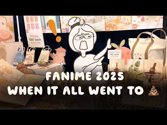 Fanime: Was it really that bad? 2025 Artist Alley Vlog