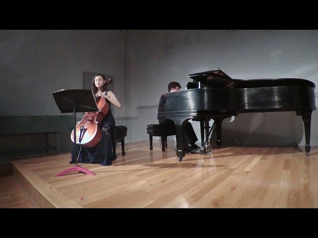 Rachmaninoff Cello Sonata in g minor 3rd Mvt. - Phoebe Tsai & Alexander Agate