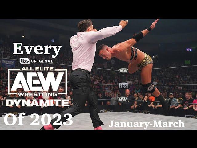 Every AEW Dynamite Episode Results Of 2023 (so far)