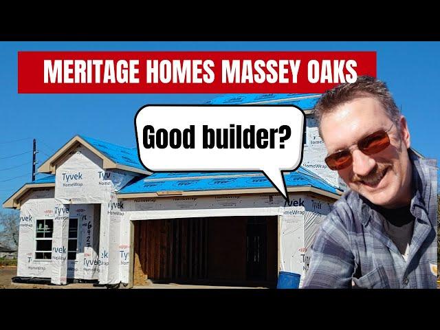 Pearland Texas Meritage Homes Review | Massey Oaks | Frame Walk