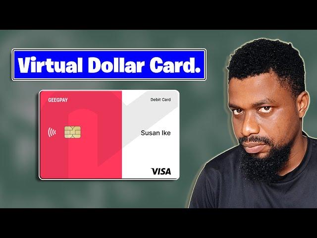 Use This Virtual Dollar Card For Online Transactions - GEEGPAY Africa..