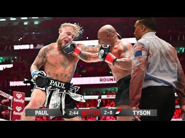 Mike Tyson vs Jake Paul | Knockouts | Full Fight Highlights | BATTLE FIGHT| MAIN EVENT |#PaulTyson